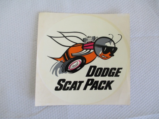 Dodge Scat Pack Unused Tuff Film Decal