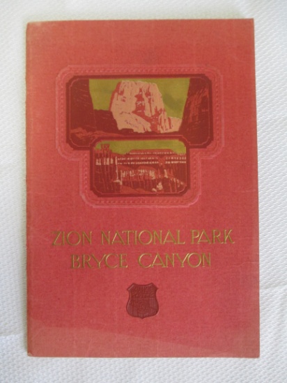 Union Pacific 1925 Zion National Park & Bryce Canyon Travel Book