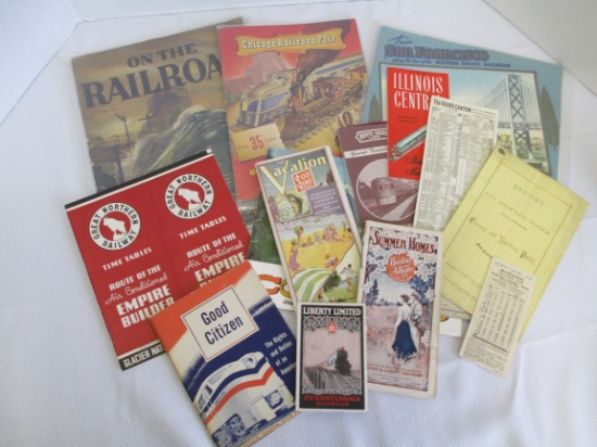 Huge Lot of Railroad Catalogs, Books, Brochures and more!