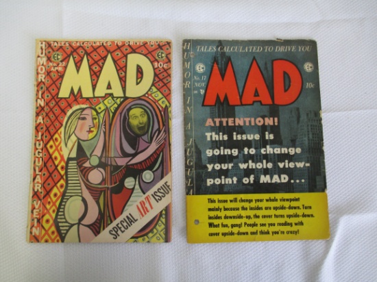 Lot of 2- 10 cent MAD Magazines