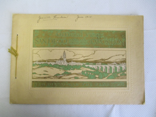 1915 San Diego Panama California Exposition Viewbook