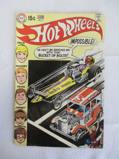 DC Hotwheels No. 2 15 cent Comic