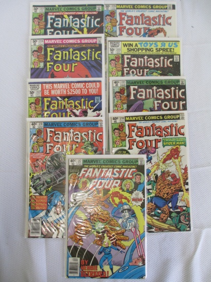 Lot of 9- Marvel Fantastic Four Comics