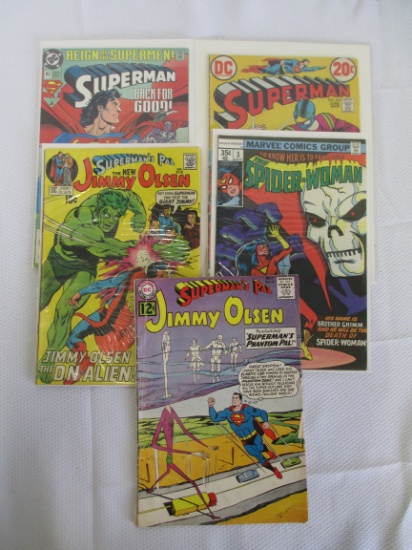 Lot of 5- Various Superman Comics