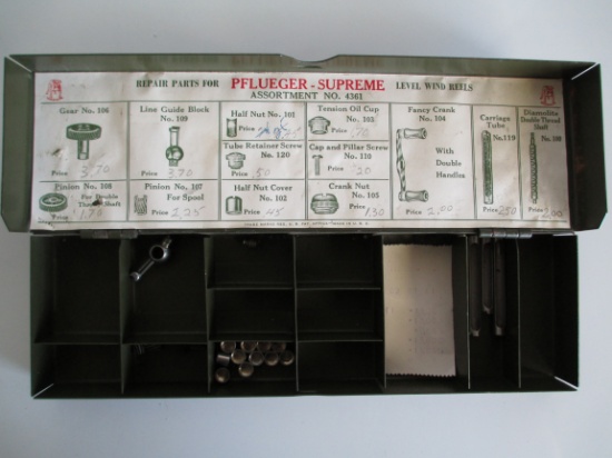 Pfleuger Supreme Assortment No. 4361 Metal Storage