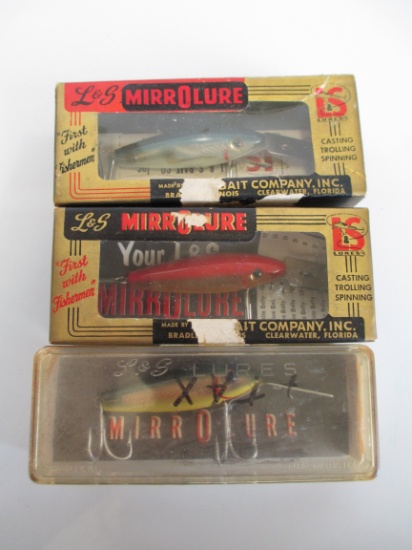 Lot of 3- L&S MirroLure Fishing Lures