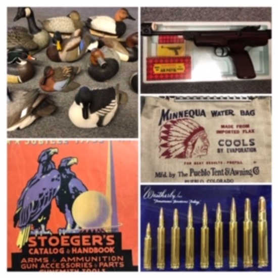 Hunting, Fishing, Reloading, Decoy Auction