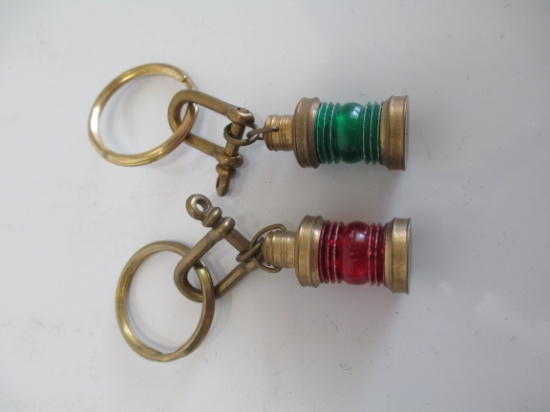 Starboard & Port Nautical Light Keychains