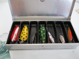 Lot of 8 Vintage Spoons in Umco Streamside Box