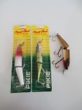 Lot of 3- Creek Chub Jointed Pikie Minnows