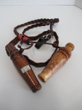 Pair of Duck Calls on Lanyard with Dog Whistle