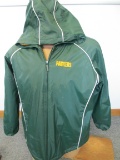 NFL for Her Green Bay Packers Large Jacket with Hood