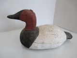 14 inch Handcarved Wooden Canvasback Decoy