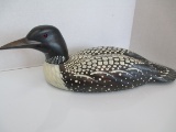 20 inch Tana Devine Ducks Unlimited Carved Loon Decoy