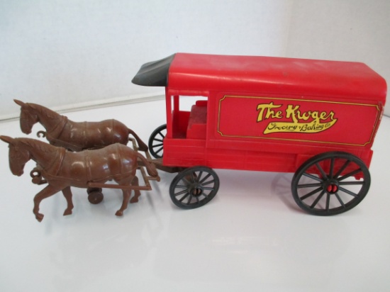 The Kroger Grocery Baking Co. Plastic Horse Drawn Buggy