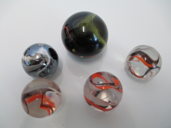 Lot of 5 -Shooter Marbles