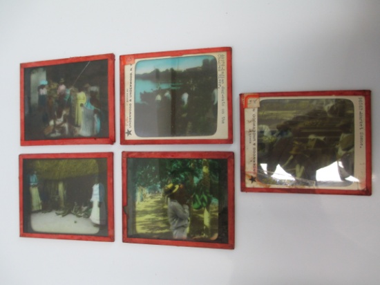 Glass Slides- The People of Panama (B)