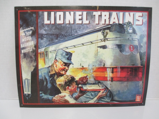 16"x12" Lionel Trains Tin Sign