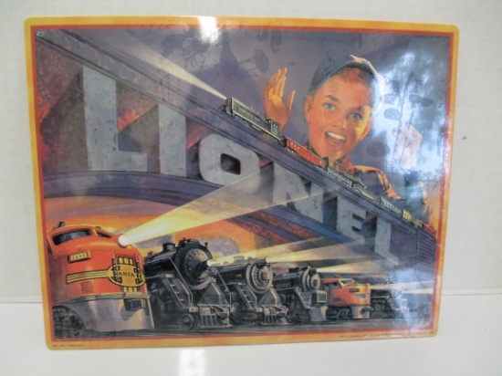 14"x11" 1952 Lionel Catalog Cover Tin Sign
