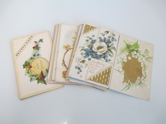 Early 1900's BIRTHDAY Postcards- Mixed Lot of Approximately 30 (D)