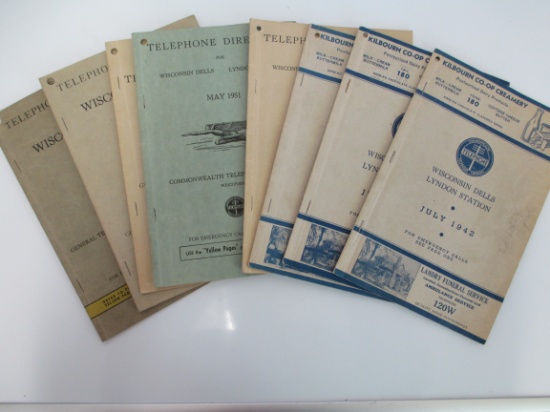 1940's - 1950's Wisconsin Dells Telephone Directories