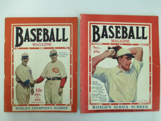 1920's Pair of Baseball Magazines