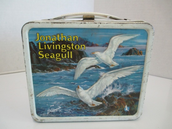 1973 Aladdin Jonathan Livingston Seagull Metal Lunchbox/ Thermos.