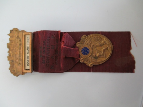 1910 Chicago Guest 22th Annual Convention Ribbon & Medal