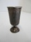 Antique Miniature Silverplated Engraved Cup - Hallmarked