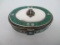 Stunning Turquoise & Mother of Pearl Trinket Box
