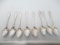 Sterling Silver Spoons- Lot of 8- Monogrammed M