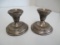 Hamilton Weighted Sterling Silver Candlestick Holders