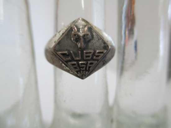 Sterling Silver Cubs Scout BSA Ring