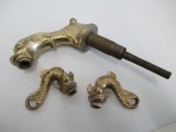 Antique Brass Faucet Set