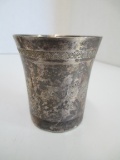 Small Engraved Silver Cup