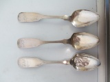 Coin Silver Spoons- Lot of 3