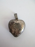 Sterling Silver Dual Compartment Heart Locket