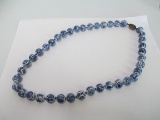 Chinese Glass Beaded Necklace