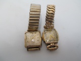 Pair of 10K Gold Filled Elgin Watches