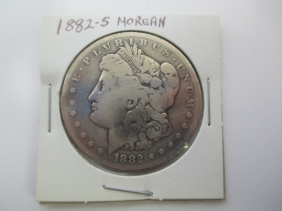 1882-S Morgan Silver Dollar