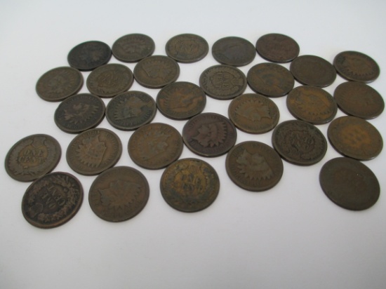 Mixed Lot of 29 Indian Head Pennies