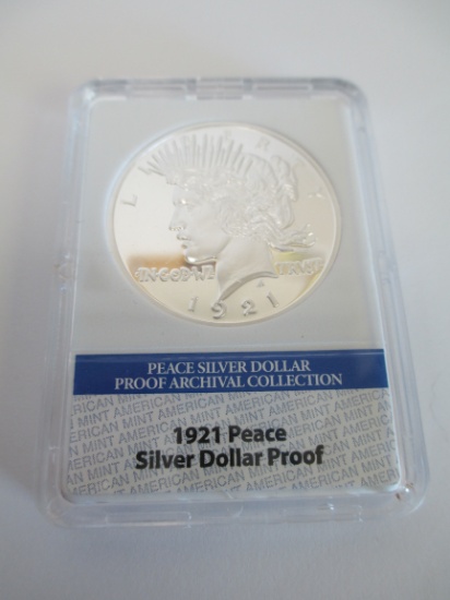 Archival Collection 1921 Peace Silver Dollar Proof Coin (B)
