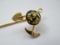 Gold Mining Hat Pin with Gold Flakes