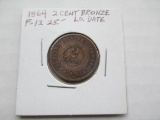 1864 Two Cent Bronze