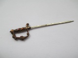 Signed Sword Pin by W.S. Co.