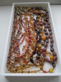 Earth Tone Beaded Necklaces