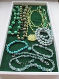 Green & Blue Tone Necklaces and Jewelry