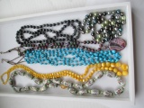 Stunning Beaded Necklaces- Lot of 6- Mixed Styles