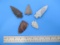 Grouping of 5 Arrowheads