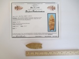 Clovis Point- Early Paleo (12,000-10,600 B.P.)